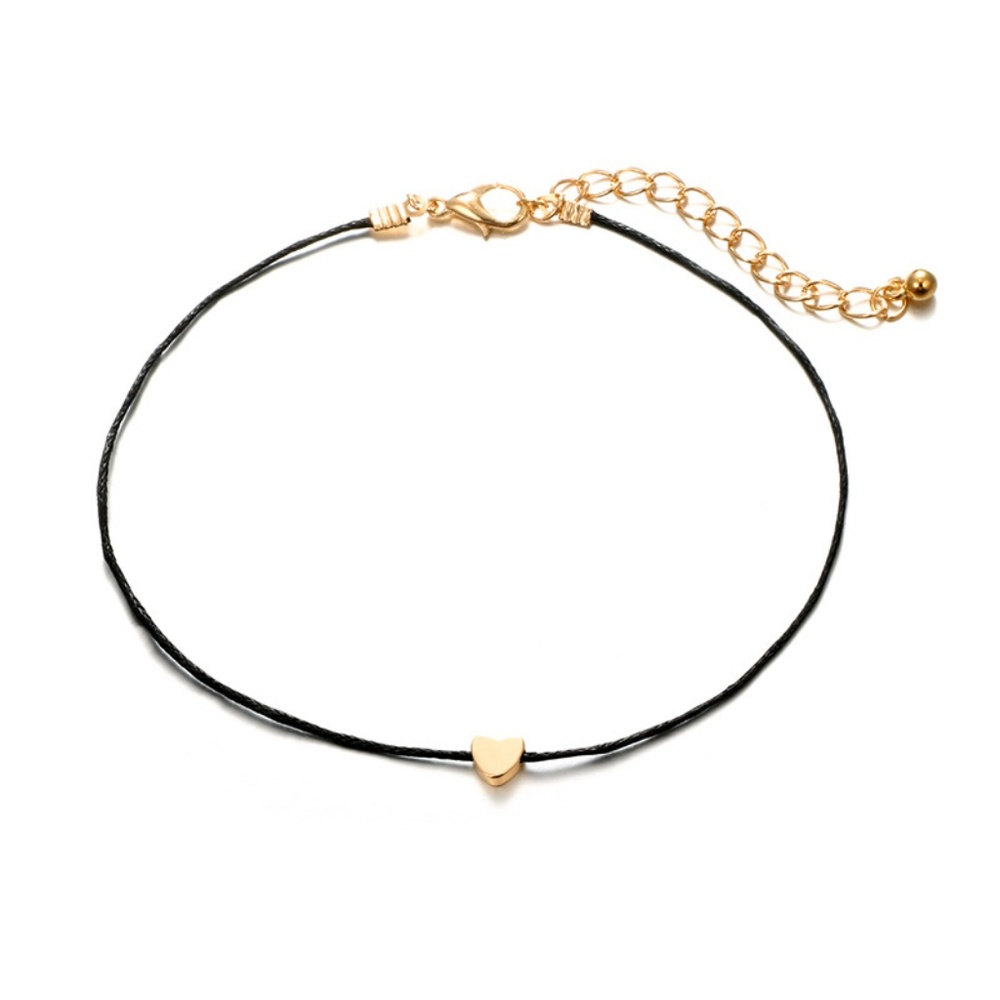 💕Unique Design//Hearts Gold  Bracelets Anklet Set - Picture 3 of 9